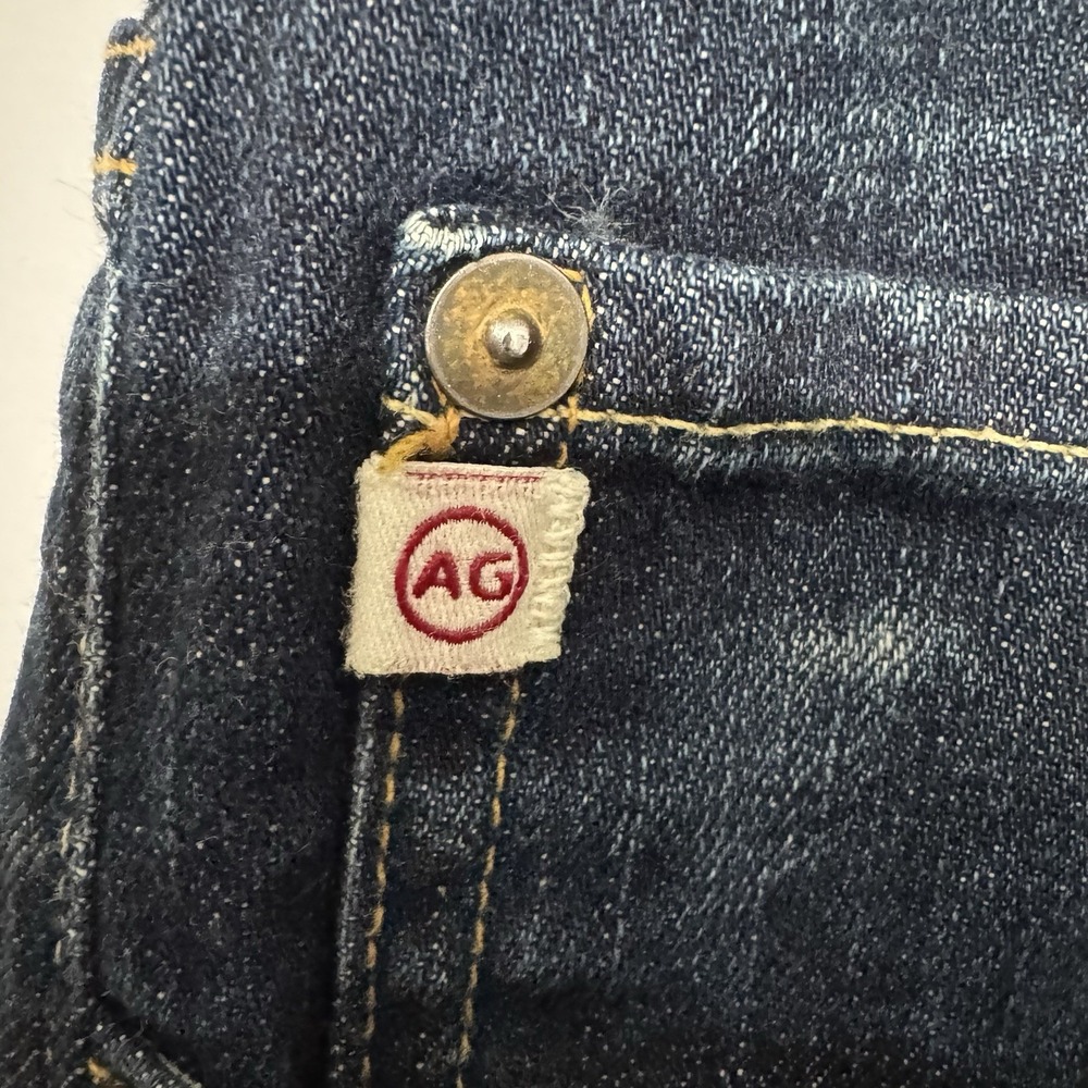 AG Adriano Goldschmied The Protege Jeans Mens 36x30 Dark Wash Straight Leg USA - Picture 5 of 9